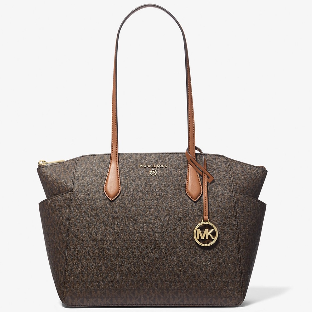MICHAEL KORS Marilyn Medium Logo Tote Bag - Picture 2 of 5
